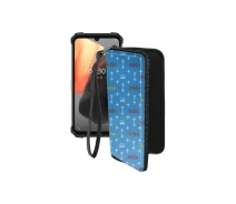 Купить - чехол для смартфона  Чехол-кошелек из экокожи для телефона Ulefone Armor 8 Pro Фэшн голубой
