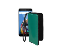 Купить - чехол для смартфона  Чехол-кошелек из экокожи для телефона Wileyfox Swift 2 Тм. Бирюзовый