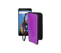 Купить - чехол для смартфона  Чехол-кошелек из экокожи для телефона Wileyfox Swift 2 Фиолетовый