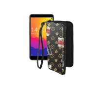 Купить - чехол для смартфона  Чехол-кошелек из экокожи для телефона Prestigio Muze J5 PSP5524 Луи-Витон-коричневый