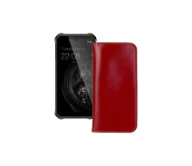 Купить - чехол для смартфона  Портмоне из кожи для телефона Oukitel WP15 Красный