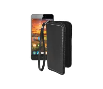 Купить - чехол для смартфона  Чехол-кошелек из экокожи для телефона S-Tell M510 Черный глянец