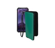 Купить - чехол для смартфона  Чехол-кошелек из экокожи для телефона Oukitel F150 b1 pro Тм. Бирюзовый
