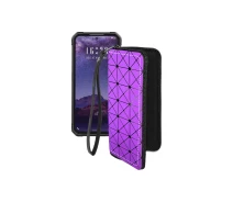 Купить - чехол для смартфона  Чехол-кошелек из экокожи для телефона Oukitel F150 b1 pro Фиолетовый ромб