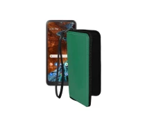 Купить - чехол для смартфона  Чехол-кошелек из экокожи для телефона Nokia G300 Темно-зеленый