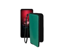 Купить - чехол для смартфона  Чехол-кошелек из экокожи для телефона Asus ROG Phone 5 Pro Тм. Бирюзовый