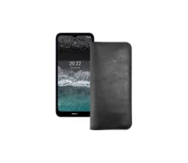 Купить - чехол для смартфона  Портмоне из кожи для телефона Nokia C21 Черный