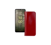 Купить - чехол для смартфона  Портмоне из кожи для телефона Nokia C31 Красный
