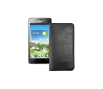 Купить - чехол для смартфона  Портмоне из кожи для телефона Huawei Ascend G600 Черный