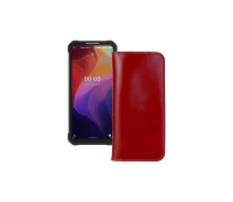 Купить - чехол для смартфона  Портмоне из кожи для телефона Oukitel WP17 Красный