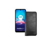 Купить - чехол для смартфона  Портмоне из кожи для телефона Motorola Moto E6i Черный