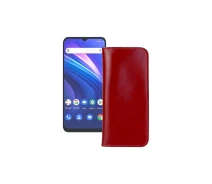 Купить - чехол для смартфона  Портмоне из экокожи для телефона Cubot P80 Красный