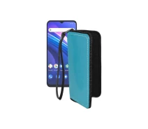 Купить - чехол для смартфона  Чехол-кошелек из экокожи для телефона Cubot P80 Голубой