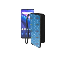 Купить - чехол для смартфона  Чехол-кошелек из экокожи для телефона Cubot P80 Фэшн голубой