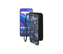 Купить - чехол для смартфона  Чехол-кошелек из экокожи для телефона Cubot P80 Хаки-синий