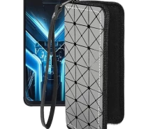 Купить - чехол для смартфона  Чехол-кошелек из экокожи для телефона Cubot X70 Серый ромб