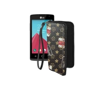 Купить - чехол для смартфона  Чехол-кошелек из экокожи для телефона LG Classic (L18VC) Луи-Витон-коричневый
