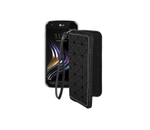 Купить - чехол для смартфона  Чехол-кошелек из экокожи для телефона LG X Venture Черный ромб