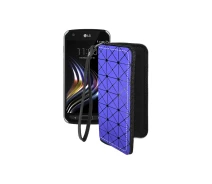Купить - чехол для смартфона  Чехол-кошелек из экокожи для телефона LG X Venture Синий ромб