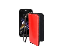 Купить - чехол для смартфона  Чехол-кошелек из экокожи для телефона LG X Venture Красный