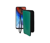 Купить - чехол для смартфона  Чехол-кошелек из экокожи для телефона Motorola Moto E7i Power Тм. Бирюзовый