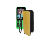 Купить - чехол для смартфона  Чехол-кошелек из экокожи для телефона Nokia 215 Желтый