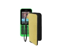 Купить - чехол для смартфона  Чехол-кошелек из экокожи для телефона Nokia 215 Золотой