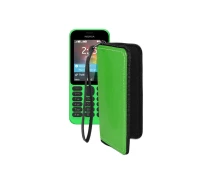 Купить - чехол для смартфона  Чехол-кошелек из экокожи для телефона Nokia 215 Зеленый