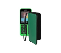 Купить - чехол для смартфона  Чехол-кошелек из экокожи для телефона Nokia 215 Темно-зеленый