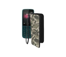Купить - чехол для смартфона  Чехол-кошелек из экокожи для телефона Nokia 215 4G Хаки-зеленый