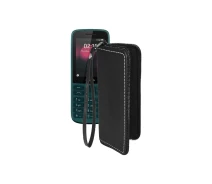 Купить - чехол для смартфона  Чехол-кошелек из экокожи для телефона Nokia 215 4G Черный матовый