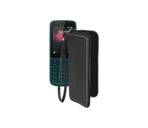Купить - чехол для смартфона  Чехол-кошелек из экокожи для телефона Nokia 215 4G Черный глянец