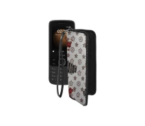 Купить - чехол для смартфона  Чехол-кошелек из экокожи для телефона Nokia 225 4G Луи-Витон-белый