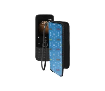 Купить - чехол для смартфона  Чехол-кошелек из экокожи для телефона Nokia 225 4G Фэшн голубой