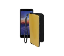 Купить - чехол для смартфона  Чехол-кошелек из экокожи для телефона Nokia 3.1a Желтый