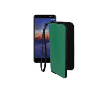 Купить - чехол для смартфона  Чехол-кошелек из экокожи для телефона Nokia 3.1a Темно-зеленый