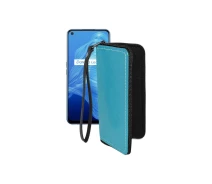 Купить - чехол для смартфона  Чехол-кошелек из экокожи для телефона Realme V5 5G Голубой