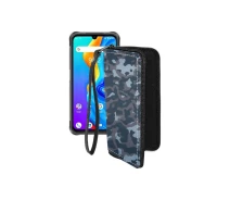 Купить - чехол для смартфона  Чехол-кошелек из экокожи для телефона UMiDIGI Bison 2020 Хаки-синий