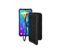 Купить - чехол для смартфона  Чехол-кошелек из экокожи для телефона UMiDIGI Bison 2020 Черный ромб