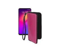 Купить - чехол для смартфона  Чехол-кошелек из экокожи для телефона Meizu Note 9 Розовый