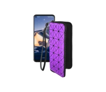 Купить - чехол для смартфона  Чехол-кошелек из экокожи для телефона Nokia 8.3 5G Фиолетовый ромб