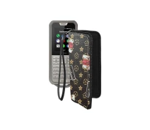 Купить - чехол для смартфона  Чехол-кошелек из экокожи для телефона Nokia 800 Tough Луи-Витон-коричневый