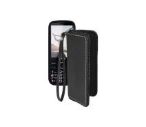 Купить - чехол для смартфона  Чехол-кошелек из экокожи для телефона Sigma Comfort 50 Optima Черный глянец