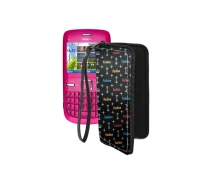 Купить - чехол для смартфона  Чехол-кошелек из экокожи для телефона Nokia C3 Фэшн черный