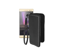 Купить - чехол для смартфона  Чехол-кошелек из экокожи для телефона Lenovo Phab 2 Pro (PB2-690M) Черный глянец