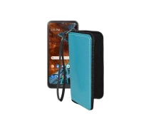 Купить - чехол для смартфона  Чехол-кошелек из экокожи для телефона Nokia G300 Голубой