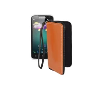 Купить - чехол для смартфона  Чехол-кошелек из экокожи для телефона Lenovo S820 Коричневый
