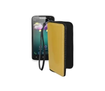 Купить - чехол для смартфона  Чехол-кошелек из экокожи для телефона Lenovo S820 Желтый
