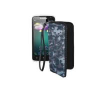 Купить - чехол для смартфона  Чехол-кошелек из экокожи для телефона Lenovo S820 Хаки-синий