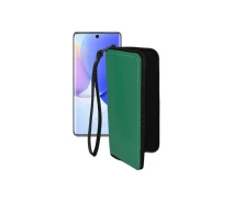 Купить - чехол для смартфона  Чехол-кошелек из экокожи для телефона Huawei Nova 9 Темно-зеленый